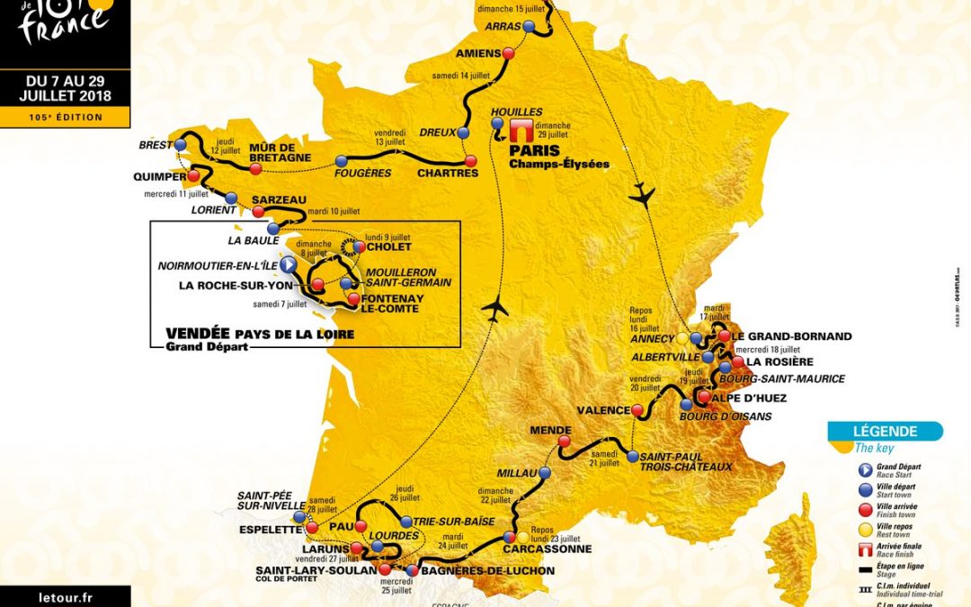 Tour de France 2018 – 3D route video